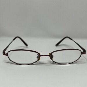 Coach Nancy 413AF Shiny Bordeaux Titanium Floral Eyeglass Frames Only
